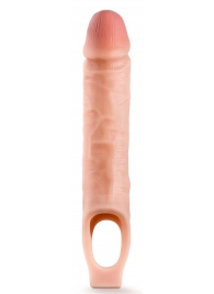 Телесная насадка на пенис 10 Inch Cock Sheath Extender - 25 см. - Blush Novelties - в Нижнекамске купить с доставкой