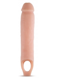 Телесная насадка на пенис 11.5 Inch Cock Sheath Penis Extender - 29,2 см. - Blush Novelties - в Нижнекамске купить с доставкой