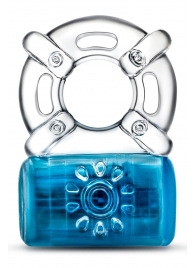 Синее эрекционное виброкольцо One Night Stand Vibrating C-Ring - Blush Novelties - в Нижнекамске купить с доставкой