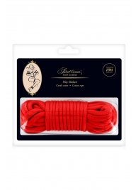 Красная веревка для фиксации - 10 м. - Sweet Caress - купить с доставкой в Нижнекамске