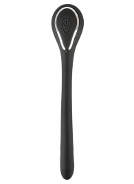 Черный гибкий уретральный стимулятор с вибрацией Vibrating Bendable Dilator - 13,5 см. - Orion - купить с доставкой в Нижнекамске