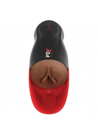 Коричневый мастурбатор-вагина с вибрацией Fuck-O-Matic 2 - Pipedream - в Нижнекамске купить с доставкой