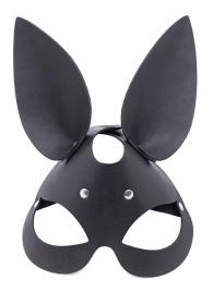 Черная гладкая маска  Зайка  с длинными ушками - Crazy Handmade - купить с доставкой в Нижнекамске
