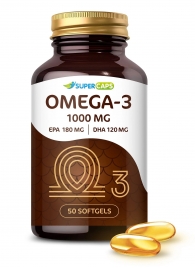 Пищевая добавка SuperCaps OMEGA-3 - 50 капсул (1000 мг) - SuperCaps - купить с доставкой в Нижнекамске