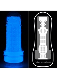 Светящийся в темноте мастурбатор Lumino Play Masturbator Pocketed - Lovetoy - в Нижнекамске купить с доставкой