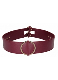 Бордовый ремень Halo Waist Belt - размер L-XL - Shots Media BV - купить с доставкой в Нижнекамске