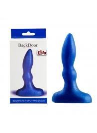 Синий анальный стимулятор Beginners p-spot massager - 11 см. - Lola Games - в Нижнекамске купить с доставкой