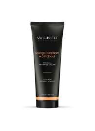 Массажный легкий крем WICKED Orange Blossom plus Patchouli - 120 мл. - Wicked - купить с доставкой в Нижнекамске