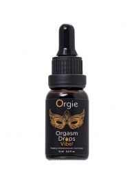 Возбуждающий гель для клитора ORGIE Orgasm Drops Vibe - 15 мл. - ORGIE - купить с доставкой в Нижнекамске