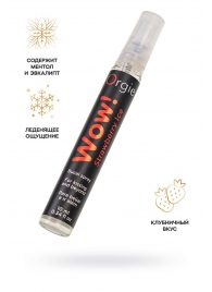 Оральный спрей ORGIE Wow! Strawberry Ice Blowjob Spray с охлаждающим и возбуждающим эффектом - 10 мл. - ORGIE - купить с доставкой в Нижнекамске