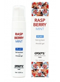 Возбуждающий гель Raspberry Mint с ароматом малины и мяты - 15 мл. - Exsens - купить с доставкой в Нижнекамске