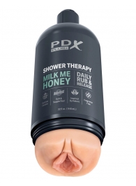 Телесный мастурбатор-вагина Shower Therapy Milk Me Honey - Pipedream - в Нижнекамске купить с доставкой