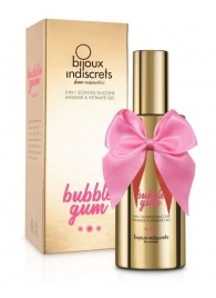 Гель с ароматом жвачки Bubblegum 2-in-1 Scented Silicone Massage And Intimate Gel - 100 мл. - Bijoux Indiscrets - купить с доставкой в Нижнекамске