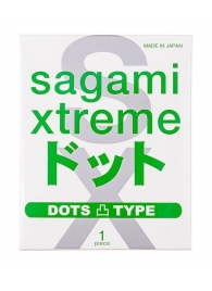 Презерватив Sagami Xtreme Type-E с точками - 1 шт. - Sagami - купить с доставкой в Нижнекамске