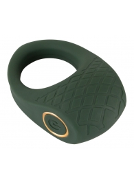 Зеленое эрекционное виброкольцо Luxurious Vibro Cock Ring - Orion - в Нижнекамске купить с доставкой