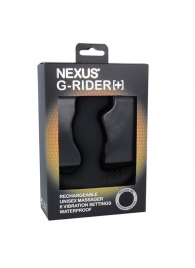 Черный вибромассажер простаты Nexus G-Rider+ - 12,6 см. - Nexus Range - в Нижнекамске купить с доставкой