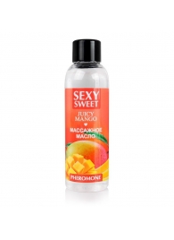 Массажное масло Sexy Sweet Juicy Mango с феромонами и ароматом манго - 75 мл. - Биоритм - купить с доставкой в Нижнекамске