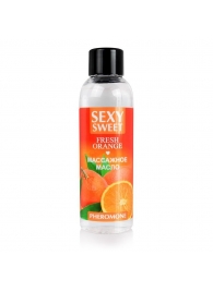 Массажное масло Sexy Sweet Fresh Orange с ароматом апельсина и феромонами - 75 мл. - Биоритм - купить с доставкой в Нижнекамске