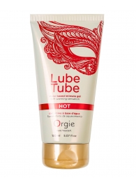 Интимный гель на водной основе Lube Tube Hot с разогревающим эффектом - 150 мл. - ORGIE - купить с доставкой в Нижнекамске