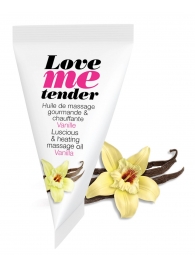 Съедобное согревающее массажное масло Love Me Tender Vanilla с ароматом ванили - 10 мл. - Love to Love - купить с доставкой в Нижнекамске