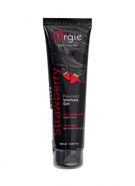 Интимный гель на водной основе Lube Tube Strawberry с клубничным вкусом - 100 мл. - ORGIE - купить с доставкой в Нижнекамске
