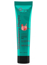 Съедобный интимный гель Orgie Lube Tube Cocktail Strawberry Mojito - 100 мл. - ORGIE - купить с доставкой в Нижнекамске