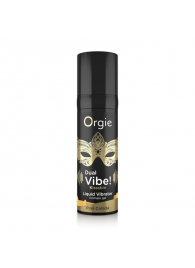 Съедобный гель Dual Vibe Pina Colada с эффектом вибрации и вкусом коктейля пина колада - 15 мл. - ORGIE - купить с доставкой в Нижнекамске