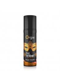 Съедобный гель Dual Vibe Sex On The Beach с эффектом вибрации и вкусом коктейля «секс на пляже» - 15 мл. - ORGIE - купить с доставкой в Нижнекамске