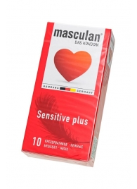 Презервативы Masculan Sensitive plus - 10 шт. - Masculan - купить с доставкой в Нижнекамске