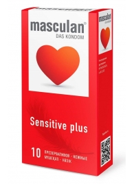 Презервативы Masculan Sensitive plus - 10 шт. - Masculan - купить с доставкой в Нижнекамске
