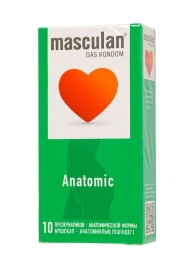 Презервативы анатомической формы Masculan Anatomic - 10 шт. - Masculan - купить с доставкой в Нижнекамске