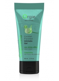 Съедобный интимный гель Orgie Lube Tube Cocktail Caipirinha - 50 мл. - ORGIE - купить с доставкой в Нижнекамске