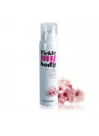 Массажная хрустящая пенка Tickle My Body Cherry Blossom с ароматом вишневого цвета - 150 мл. - Love to Love - купить с доставкой в Нижнекамске