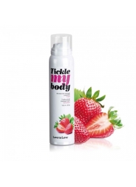 Массажная хрустящая пенка Tickle My Body Strawberry с ароматом клубники - 150 мл. - Love to Love - купить с доставкой в Нижнекамске