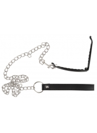 Зажим для половых губ с поводком Pussy Clamp With A Leash - Orion - купить с доставкой в Нижнекамске