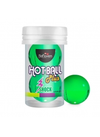 Лубрикант на силиконовой основе Hot Ball Plus с покалывающим эффектом (2 шарика по 3 гр.) - HotFlowers - купить с доставкой в Нижнекамске