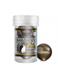 Анальный лубрикант на масляной основе Hot Ball Plus Conforto (2 шарика по 3 гр.) - HotFlowers - купить с доставкой в Нижнекамске