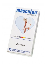 Ультратонкие презервативы Masculan Ultra Fine с обильной смазкой - 10 шт. - Masculan - купить с доставкой в Нижнекамске