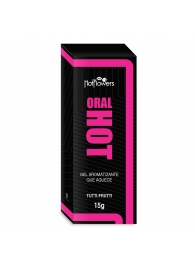 Гель для оральных ласк Oral Hot с согревающим эффектом - 15 гр. - HotFlowers - купить с доставкой в Нижнекамске