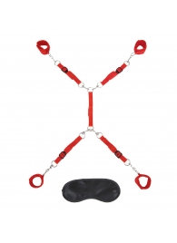 Красная фиксация на матрас Classic Bedspreader - Lux Fetish - купить с доставкой в Нижнекамске