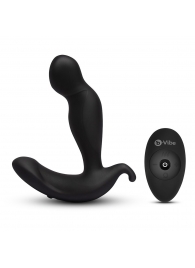 Черный анальный стимулятор с вращением и вибрацией 360 Plug - 13 см. - b-Vibe - в Нижнекамске купить с доставкой