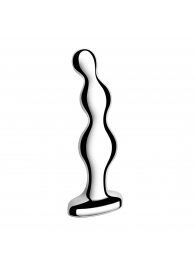 Стальной анальный фаллоимитатор для простаты Stainless Steel Anal Beads - 13 см. - b-Vibe - в Нижнекамске купить с доставкой