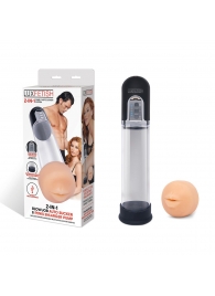 Автоматическая вакуумная помпа-мастурбатор Blowjob Auto Sucker Penis Enlarger Pump - Lux Fetish - в Нижнекамске купить с доставкой