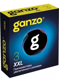 Презервативы увеличенного размера Ganzo XXL - 3 шт. - Ganzo - купить с доставкой в Нижнекамске