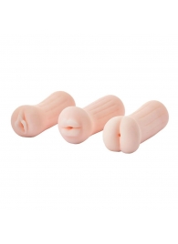 Набор из 3 мастурбаторов The Girl Next Door Tina - Dream Toys - в Нижнекамске купить с доставкой