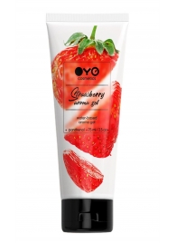 Лубрикант на водной основе OYO Aroma Gel Strawberry с ароматом клубники - 75 мл. - OYO - купить с доставкой в Нижнекамске