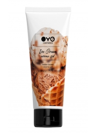 Лубрикант на водной основе OYO Aroma Gel Ice Cream с ароматом пломбира - 75 мл. - OYO - купить с доставкой в Нижнекамске