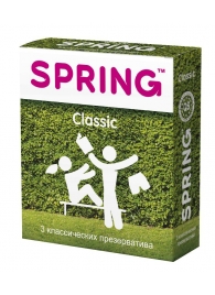 Классические презервативы SPRING CLASSIC - 3 шт. - SPRING - купить с доставкой в Нижнекамске