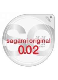 Ультратонкий презерватив Sagami Original - 1 шт. - Sagami - купить с доставкой в Нижнекамске