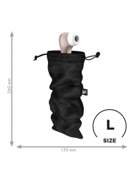Черный мешочек для хранения игрушек Treasure Bag L - Satisfyer - купить с доставкой в Нижнекамске